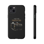 1978 Trans Am Phone Case Featuring Black Firebird Muscle Car Artwork