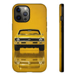 Nova SS Phone Case Yellow, Classic 70s Muscle Car Cover, Gift for Him