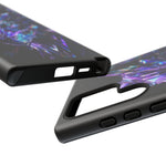 Holographic Wolf Phone Case, Fractured Prism Iridescent Cover
