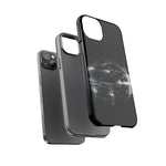Black Sports Car Illustration 2023 Challenger SRT phone case | Car Drift Reflection