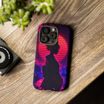 Neon Geisha Silhouette Phone Case | Tough Cover