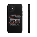 NSX Dual View Black Red JDM Sports Car Tough Phone Case Gift