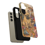 Guilty French Bulldog Phone Case, Confetti Watercolor Cover