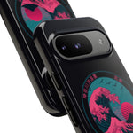 Great Dream Wave Circular Badge Vaporwave Phone Case – Japanese Aesthetic