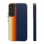 Retro Rainbow Stripe Phone Case | Tough Phone Case