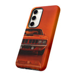 Orange Cuda Phone Case, 71 Classic Muscle Car Tough Cover