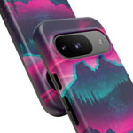 2 Rounds Canada Retina Artwork Vaporwave Phone Case – Landscape Aesthetic