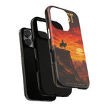 Western Sunset Cowboy Phone Case | Rugged Protective Cover