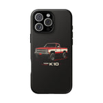 1986 Chevy K10 Red White Classic Pickup Tough Phone Case Cover