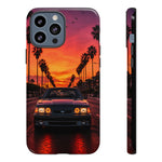Fox Body Mustang Sunset Tough Phone Case - Palm Boulevard Poster