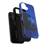 Blue Mustang Art Phone Case, GT500 American Muscle Car Tough Cover for Men