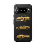 Gold Fairlady Z Classic Sports Car Tough Phone Case - 3 View