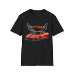 Orange C8 T-Shirt for Vette Fans