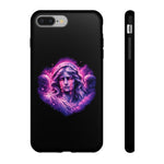 Weeping Angel Statue Vaporwave Phone Case Gothic Cosmic Tough Case