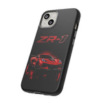 Red ZR1 C8 Phone Case for Chevy Fans, Tough Cover
