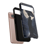 Geisha Parasol Moonlight Art Tough Phone Case