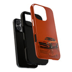 Burnt Rust 240Z Phone Case, Classic JDM Sports Car Art Cover