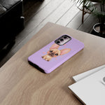 French Bulldog Bat Ears Kawaii Pet Dog Art Tough Phone Case