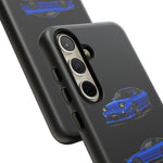 Blue 180SX JDM Sports Car Phone Case Tough Multi View