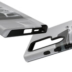 Silver Camaro Phone Case, ZL1 American Muscle Car Tough Cover for Men Gift