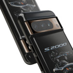 Black S2000 Roadster Collage JDM Tough Phone Case Cover Gift