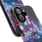 Skyline GT-R Tokyo Rain JDM Night Art Tough Phone Case