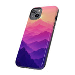 Pastel Mountain Haze Vaporwave Art Tough Phone Case