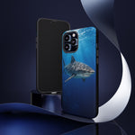 Tiger Shark Phone Case, Dappled Blue Water Tough Cover