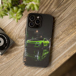Camaro ZL1 Neon Green Muscle Car phone case | Tough Cover