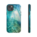 Ocean Wave Tunnel Tough Case | Turquoise Surf Phone Cover
