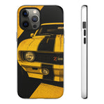 Z28 Yellow Camaro Retro Poster Tough Phone Case