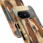 Guilty Basset Hound Phone Case, Muddy Watercolor Art Cover