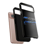 Blue C7 Z06 Sports Car Tough Phone Case Track Style Cover Gift