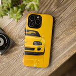 Yellow Supra Phone Case, MK4 90s JDM Legend Tough Protective Cover for Men