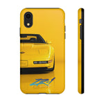 Yellow C4 ZR-1 Car Phone Case | Sports Car Tough Cover