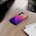 Pastel Mountain Haze Vaporwave Art Tough Phone Case