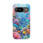 Underwater Coral Reef Phone Case | Colorful Tropical Fish Ocean Scene