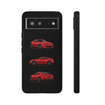 Red 370Z Sports Coupe Tough Phone Case for JDM Enthusiasts