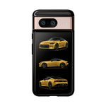 Gold Fairlady Z Classic Sports Car Tough Phone Case - 3 View