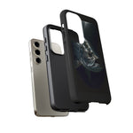 Tarpon Fishing Phone Case, Saltwater Portrait Black Cover, Gift