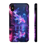 Neon Koi Reflection Vaporwave phone case | Tough Cover
