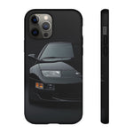 Black 300ZX Studio Front Tough Phone Case for JDM Enthusiasts