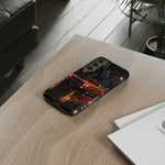 Challenger RT Phone Case, Rainy City Night Muscle Car Tough Cover