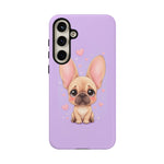 French Bulldog Bat Ears Kawaii Pet Dog Art Tough Phone Case