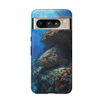 Grouper Reef Phone Case, Sunbeam Ledge Marine Art Tough Cover