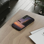 Temple Bell Sunset Phone Case Japan Zen Tough Case