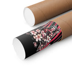 Silvia Poster Japanese City Skyline Cherry Blossom JDM Art