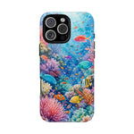 Underwater Coral Reef Phone Case | Colorful Tropical Fish Ocean Scene