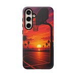 Basketball Court Sunset Phone Case | Tough Phone Case