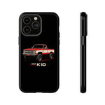 1986 Chevy K10 Red White Classic Pickup Tough Phone Case Cover
